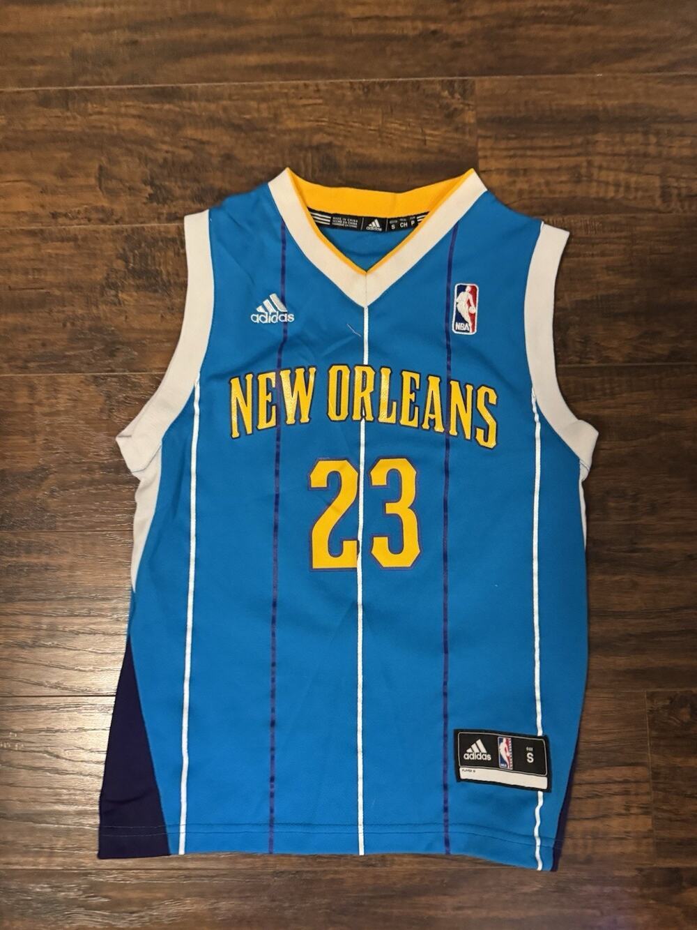 Adidas New Orleans Hornets Anthony Davis Home Jersey Youth Small NBA Pelicans